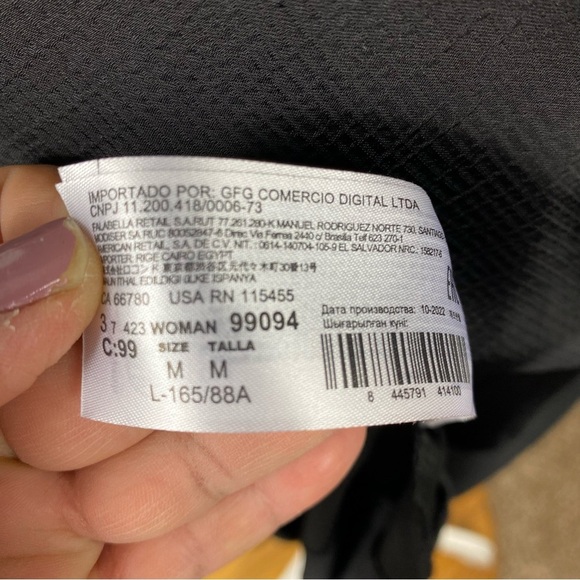 Camille x Mango Asymmetric Hem Dress Sz M - Picture 8 of 10